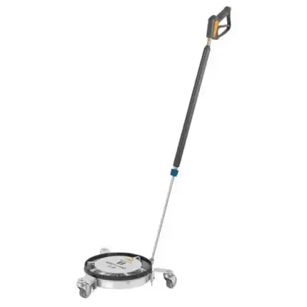 Otkrijte Mosmatic Hurricane Flip čistač površina sa metalnom bazom od 300 mm, 3 točka i pištoljem za prskanje do 120°C/275 bara.