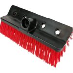 Četka za pranje fasada 25cm - Streamline ima široku glavu sa crvenim čekinjama i čvrstu crnu osnovu, savršenu za velike površine.