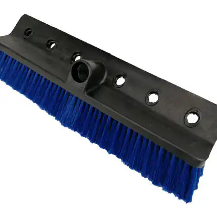 Četka za pranje prozora i fasada 36cm - Streamline je crna metla s plavim vlaknima i šest otvora za pričvršćivanje, idealna za čišćenje.