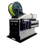 Streamline Combi 325 RODI, idealan za čišćenje solarnih panela, ima pet filtera, dve pumpe, kolut za crevo od 100m, Li-On baterije koje traju 8 sati i rezervoar od 325L za efikasno prečišćavanje.