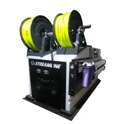 Streamline Combi 700 RODI, profi sistem za pranje prozora, RO i 5 filtera, 2 pumpe, 2x100m crijeva, Li-On baterija i rezervoar 700L.