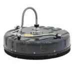 PV-520 površinski čistač za solarne panele (520mm, 70bar, 50°C) je kružna industrijska četka sa metalnim crevom.