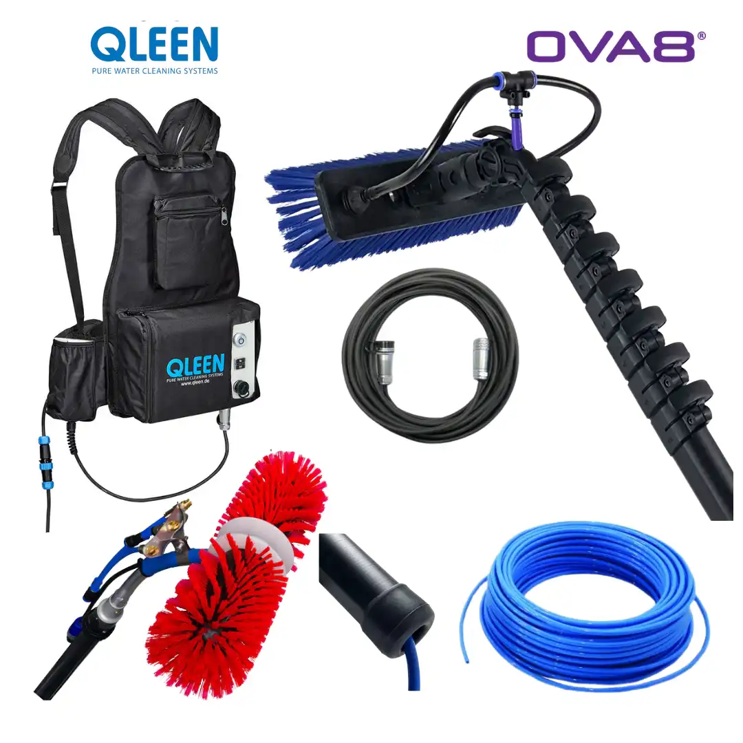 Setovi za pranje solarnih panela i staklenih fasada