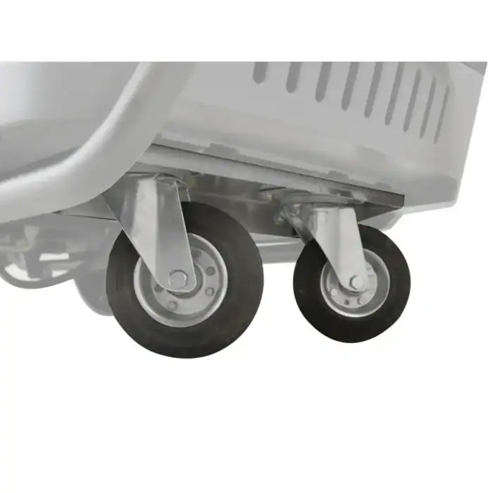 Detaljan prikaz dvije crne točke sa metalnim nosačima, pričvršćen na dno okvira Biemmedue SUPREMA perača pod pritiskom.