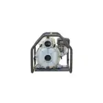Prednji pogled na ES30D-H pumpu za navodnjavanje 45m3/h, 3 inča, HONDA motor, okvir i kružni ulaz/izlaz, bočni motor.