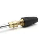 Detaljan prikaz Roto dizne 040/300 bar - Turbo dizna za 1/4 brzi spoj, mesingani i metalni nastavak sa crnom plastičnom drškom.