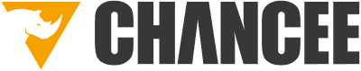 Logo Chancee prikazuje stilizovanu glavu nosoroga u žutom trouglu, uz CHANCEE naziv u crnom, pogodan za M30 uređaj.