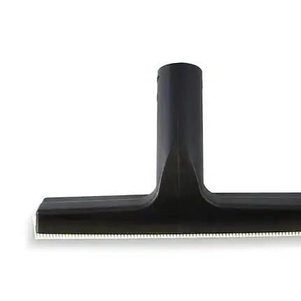 Brisač stakla 25cm - Steam Italy je crni nastavak usisivača sa širokim, ravnim mlazom i belom ivicom za čišćenje površina.