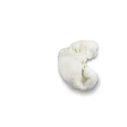 Elastična navlaka za veliku četku 30cm - Steam Italy, bele boje i oblika polumeseca, leži na beloj podlozi, mekana je i nežna.