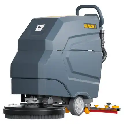CHANCEE M60 je veliki samohodni čistač podova sa točkićima, četkom i drškom; pokriva 3300m², baterija traje 3 sata.