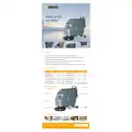 Promotivna slika CHANCEE M60 samohodne mašine za pranje podova, istaknute karakteristike, specifikacije i kontakt.