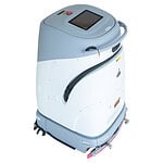 Industrijski robot za čišćenje podova Chancee SC50 koristi 3D LiDAR i AI, ima ekran na dodir, tipke, crijeva i četke; prikazan je na bijeloj pozadini.