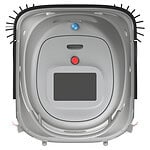 Pogled odozgo na Industrijski robot za Pranje Podova Chancee SC50 Plus sa sivim telom, ekranom, svetlima i bočnim četkama.