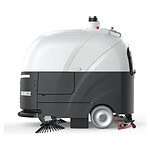 Chancee SC80 autonomni robot za pranje podova (4000 m²/h, 3D LiDAR), bijelo-crn dizajn, bočna četka i CHANCEE logo.