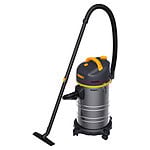 Crni i srebrni Chancee CRS1635 usisivač (35L, 1.6kW), HEPA filter 99.7%, duga pukotina, žuta drška, ravan nastavak, točkići.