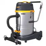 Profesionalni usisivač Chancee CRS2870 ima 2 motora, HEPA filter, metalnu posudu 70L, točkove i žuto-crne detalje.