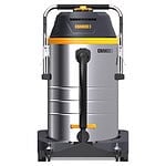 Profesionalni usisivač Chancee CRS2890 sa čeličnim telom, crno-crevom, žutim detaljima; 2 motora, HEPA 99,7%, 90L, 2,8kW, 22,5kPa.