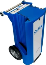 QLEEN DISY Elektro je profesionalna mobilna mašina za čišćenje fasada, sa 8h baterijom, pumpom 10 bara i dometom do 21m.