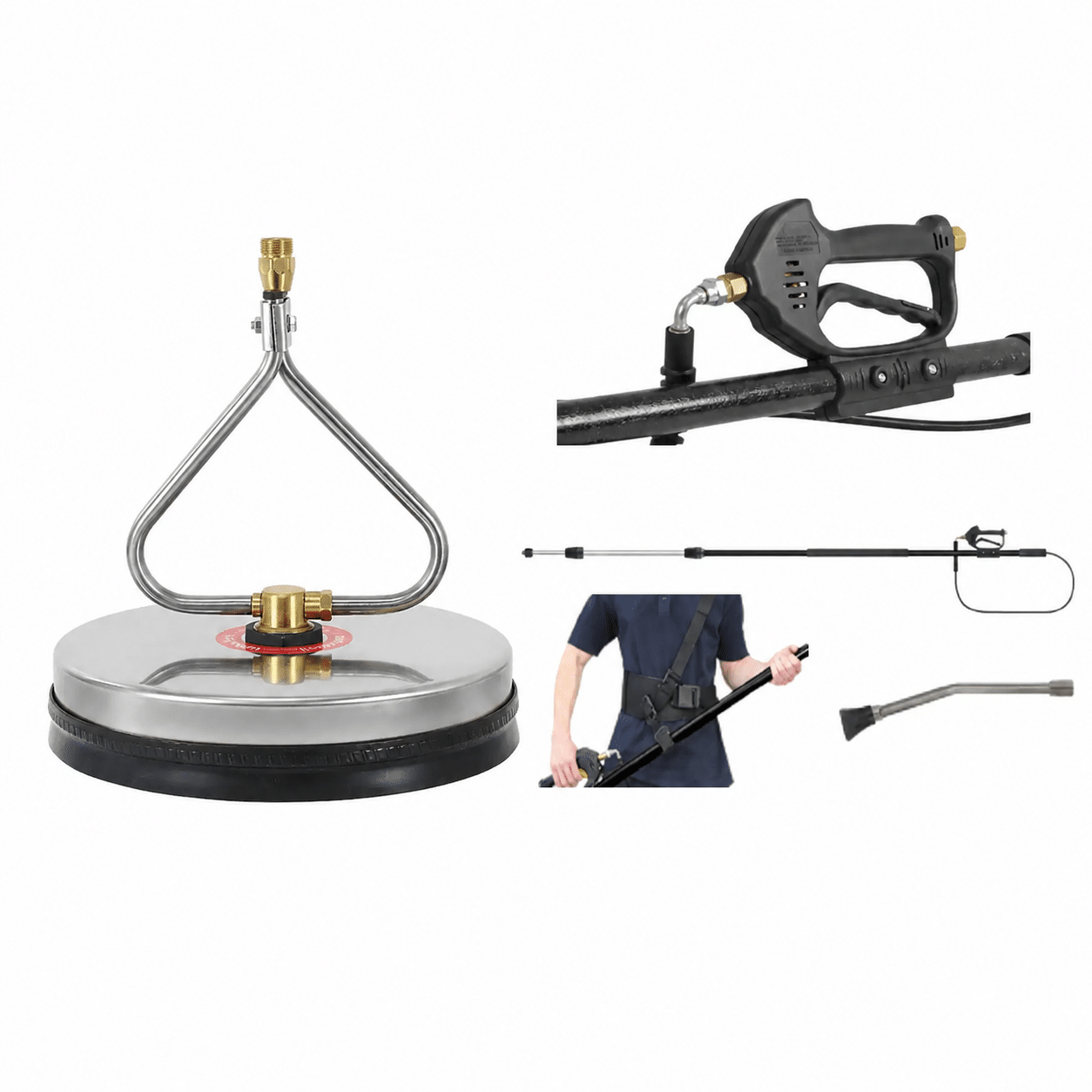 Profi set za pranje krovova i fasada 5.6m – Teleskopski štap + Turbodevil 302K 100°C – 275bar