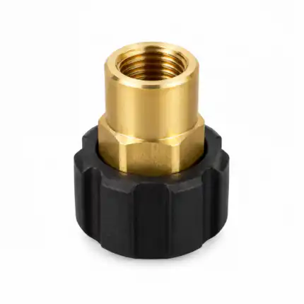 Mesingani adapter M22 obrtna matica sa 1/4″ ženskim navojem za perač pod pritiskom