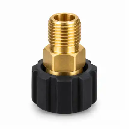 Mesingani adapter M22 obrtna matica sa 3/8″ muškim navojem