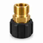 Mesingani adapter M22×1,5 obrtna matica na M22×1,5 muški navoj